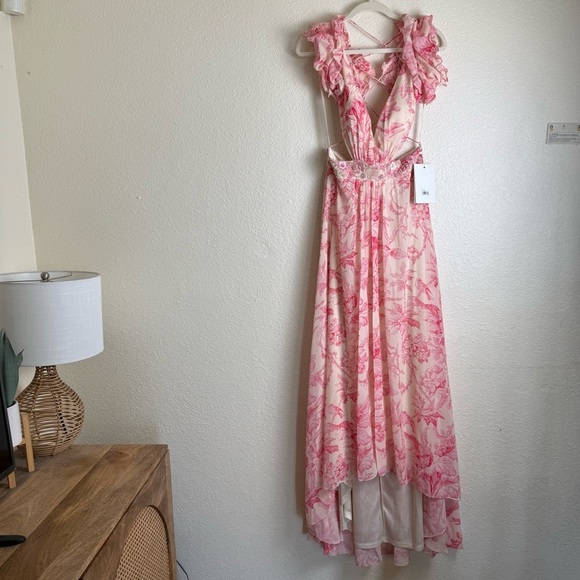 MAC DUGGAL Floral Ruffled Maxi Dress - Picture 5 of 15